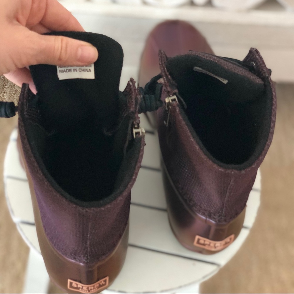 Sperry Top-Sider Metallic Duck Boots - Picture 5 of 6